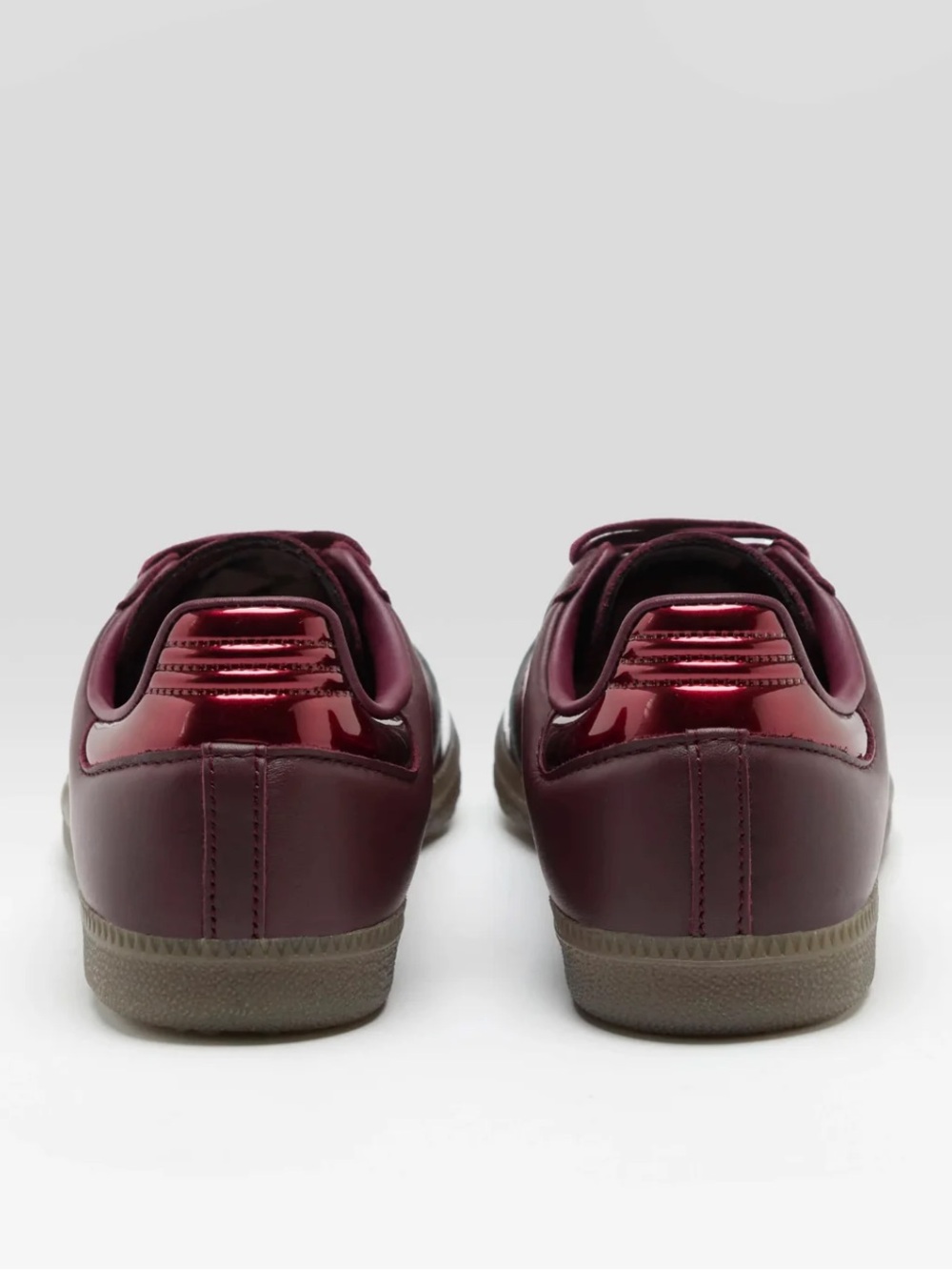 adidas Samba OG Maroon / Metallic / Gold - Picture 6 of 10